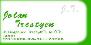 jolan trestyen business card